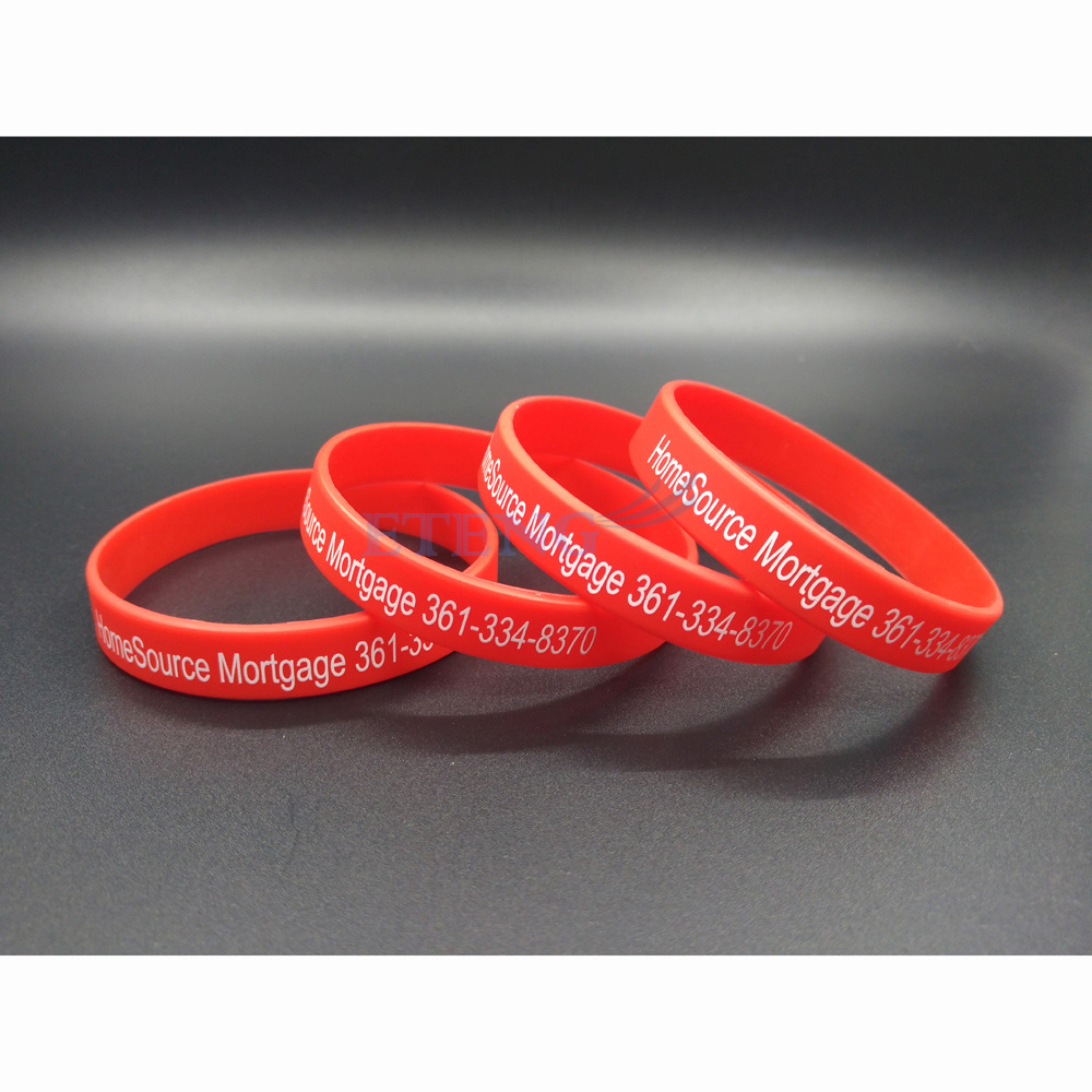 Silicone Bracelet with Custom Printing Logo