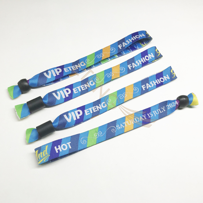 Wholesale Custom Cloth Wristbands Woven Wristband