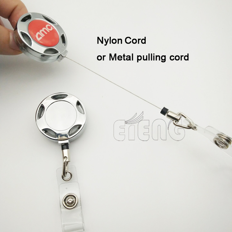 metal badge reel