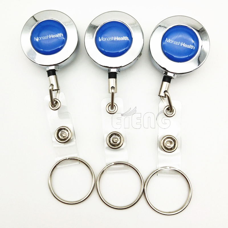 metal badge reel