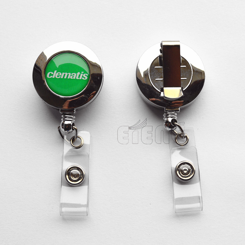 metal badge reel