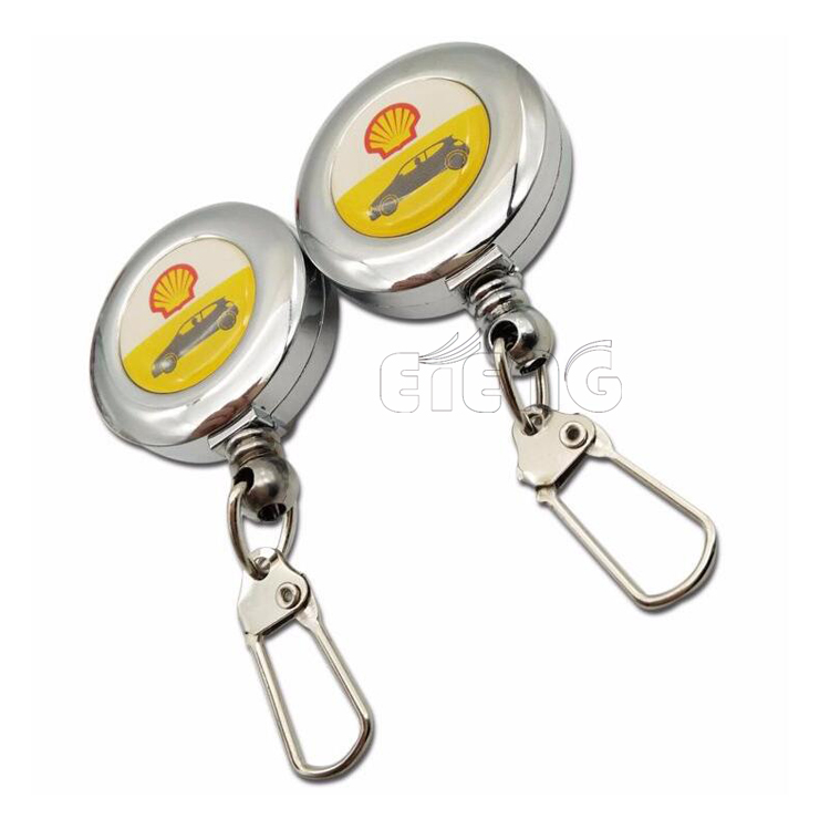 metal badge reel